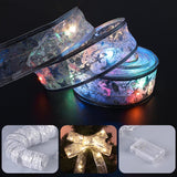 Maxbell Christmas Fairy Lights Glow Ribbon Lights for Outdoor Xmas Tree Decoration
