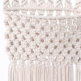 Maxbell Macrame Wall Hanging Storage Basket Hanger Holder for Nursery Decoration 67CMX33CM