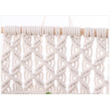 Maxbell Macrame Wall Hanging Storage Basket Hanger Holder for Nursery Decoration 67CMX33CM