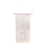 Maxbell Macrame Wall Hanging Storage Basket Hanger Holder for Nursery Decoration 67CMX33CM