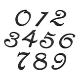 Maxbell Acrylic Numbers Self Adhesive for Business Decorative Office Room