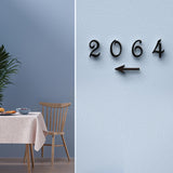 Maxbell Acrylic Numbers Self Adhesive for Business Decorative Office Room