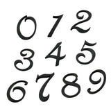 Maxbell Acrylic Numbers Self Adhesive for Business Decorative Office Room