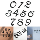 Maxbell Acrylic Numbers Self Adhesive for Business Decorative Office Room