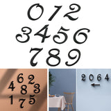 Maxbell Acrylic Numbers Self Adhesive for Business Decorative Office Room