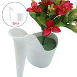 Maxbell Flower Pot High Heel Shaped Garden Indoor Outdoor Table Ornaments Patio white