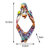 Maxbell Abstract Thinker Statue Ornament Art Decorative Craft for Table Party Right Left