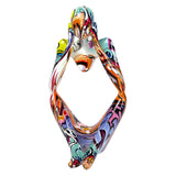 Maxbell Abstract Thinker Statue Ornament Art Decorative Craft for Table Party Right Left