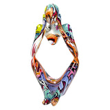 Maxbell Abstract Thinker Statue Ornament Art Decorative Craft for Table Party Right Left