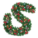 Maxbell 2.7M Christmas Garland Lightweight Hanging for Chandeliers Rooms Indoor