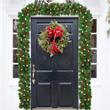 Maxbell 2.7M Christmas Garland Lightweight Hanging for Chandeliers Rooms Indoor