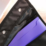 Maxbell Wall Hanging Storage Bag Magazine Holder Heavy Duty for Office Closet 5 Pockets Black