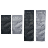 Maxbell Wall Hanging Storage Bag Magazine Holder Heavy Duty for Office Closet 5 Pockets Black