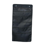 Maxbell Wall Hanging Storage Bag Magazine Holder Heavy Duty for Office Closet 5 Pockets Black