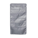 Maxbell Wall Hanging Storage Bag Magazine Holder Heavy Duty for Office Closet Grey 5 Pockets