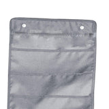 Maxbell Wall Hanging Storage Bag Magazine Holder Heavy Duty for Office Closet Grey 5 Pockets