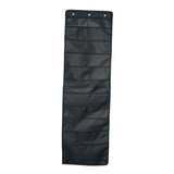 Maxbell Wall Hanging Storage Bag Magazine Holder Heavy Duty for Office Closet Black 10 Pockets