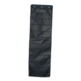 Maxbell Wall Hanging Storage Bag Magazine Holder Heavy Duty for Office Closet Black 10 Pockets