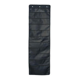 Maxbell Wall Hanging Storage Bag Magazine Holder Heavy Duty for Office Closet Black 10 Pockets