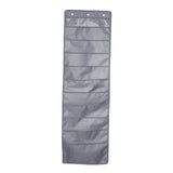 Maxbell Wall Hanging Storage Bag Magazine Holder Heavy Duty for Office Closet Grey 10 Pockets