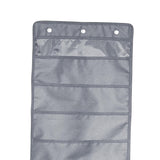 Maxbell Wall Hanging Storage Bag Magazine Holder Heavy Duty for Office Closet Grey 10 Pockets