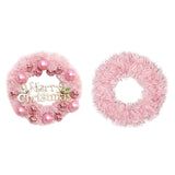 Maxbell Artificial Flowers Garland Holiday Hanging Home Festive Wreath Christmas 30cm with Ball