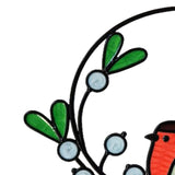 Maxbell Metal Wall Art Decor Hanging Wall Sculptures Birds On The Branch Figurines 21x15cm One Bird