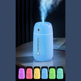 Maxbell Desktop Humidifier Mist Maker Night Light Indoor USB Silent for Bedroom Home White