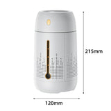 Maxbell Desktop Humidifier Mist Maker Night Light Indoor USB Silent for Bedroom Home White