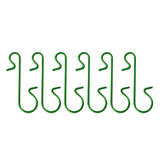 Maxbell 100x Christmas Ornament Hooks Christmas Tree Hangers Heavy Duty Home Green