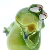 Maxbell Modern Frog Figurine Desktop Bookshelf Craft for Gift Restaurant Holiday