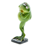 Maxbell Modern Frog Figurine Desktop Bookshelf Craft for Gift Restaurant Holiday