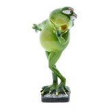 Maxbell Modern Frog Figurine Desktop Bookshelf Craft for Gift Restaurant Holiday