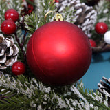 Maxbell 100Pcs Christmas Ball Ornaments Tree Decoration Engagement Festive Red