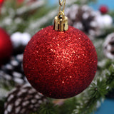 Maxbell 100Pcs Christmas Ball Ornaments Tree Decoration Engagement Festive Red