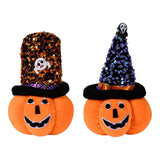 Maxbell Creative Halloween Pumpkin Doll Plush Toy Gift Ornaments for Holiday Round 12cmx19cm