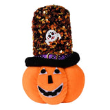 Maxbell Creative Halloween Pumpkin Doll Plush Toy Gift Ornaments for Holiday Round 12cmx19cm