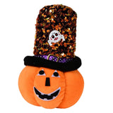 Maxbell Creative Halloween Pumpkin Doll Plush Toy Gift Ornaments for Holiday Round 12cmx19cm