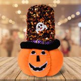 Maxbell Creative Halloween Pumpkin Doll Plush Toy Gift Ornaments for Holiday Round 12cmx19cm