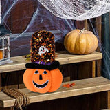 Maxbell Creative Halloween Pumpkin Doll Plush Toy Gift Ornaments for Holiday Round 12cmx19cm