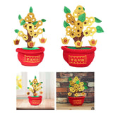 Maxbell Chinese Artificial Bonsai Money Tree Decoration for Spring Festival Decor S