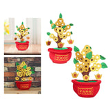 Maxbell Chinese Artificial Bonsai Money Tree Decoration for Spring Festival Decor S