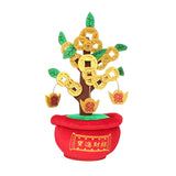 Maxbell Chinese Artificial Bonsai Money Tree Decoration for Spring Festival Decor S