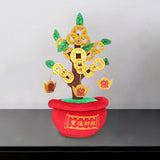 Maxbell Chinese Artificial Bonsai Money Tree Decoration for Spring Festival Decor S