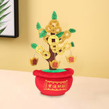 Maxbell Chinese Artificial Bonsai Money Tree Decoration for Spring Festival Decor S