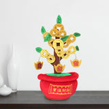 Maxbell Chinese Artificial Bonsai Money Tree Decoration for Spring Festival Decor S
