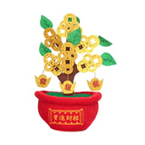 Maxbell Chinese Artificial Bonsai Money Tree Decoration for Spring Festival Decor M