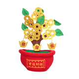 Maxbell Chinese Artificial Bonsai Money Tree Decoration for Spring Festival Decor M