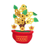 Maxbell Chinese Artificial Bonsai Money Tree Decoration for Spring Festival Decor M