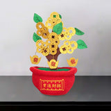 Maxbell Chinese Artificial Bonsai Money Tree Decoration for Spring Festival Decor M